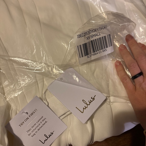 Lulus Sweet Stunner White Lace Two-Piece Maxi Dress SKIRT ONLY (NWT) - Picture 5 of 5